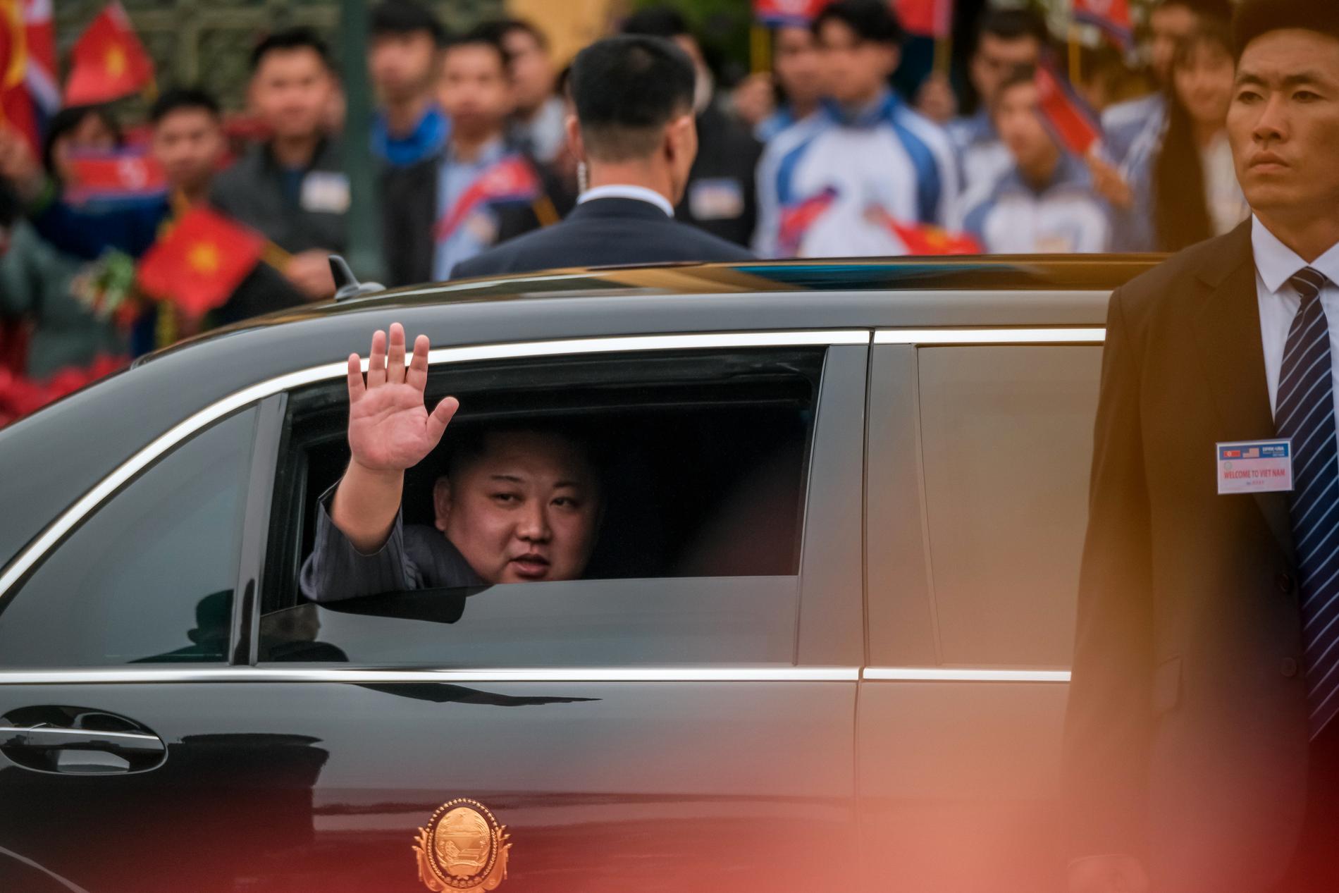 Kim Jong-Un har anlänt till Vietnam.