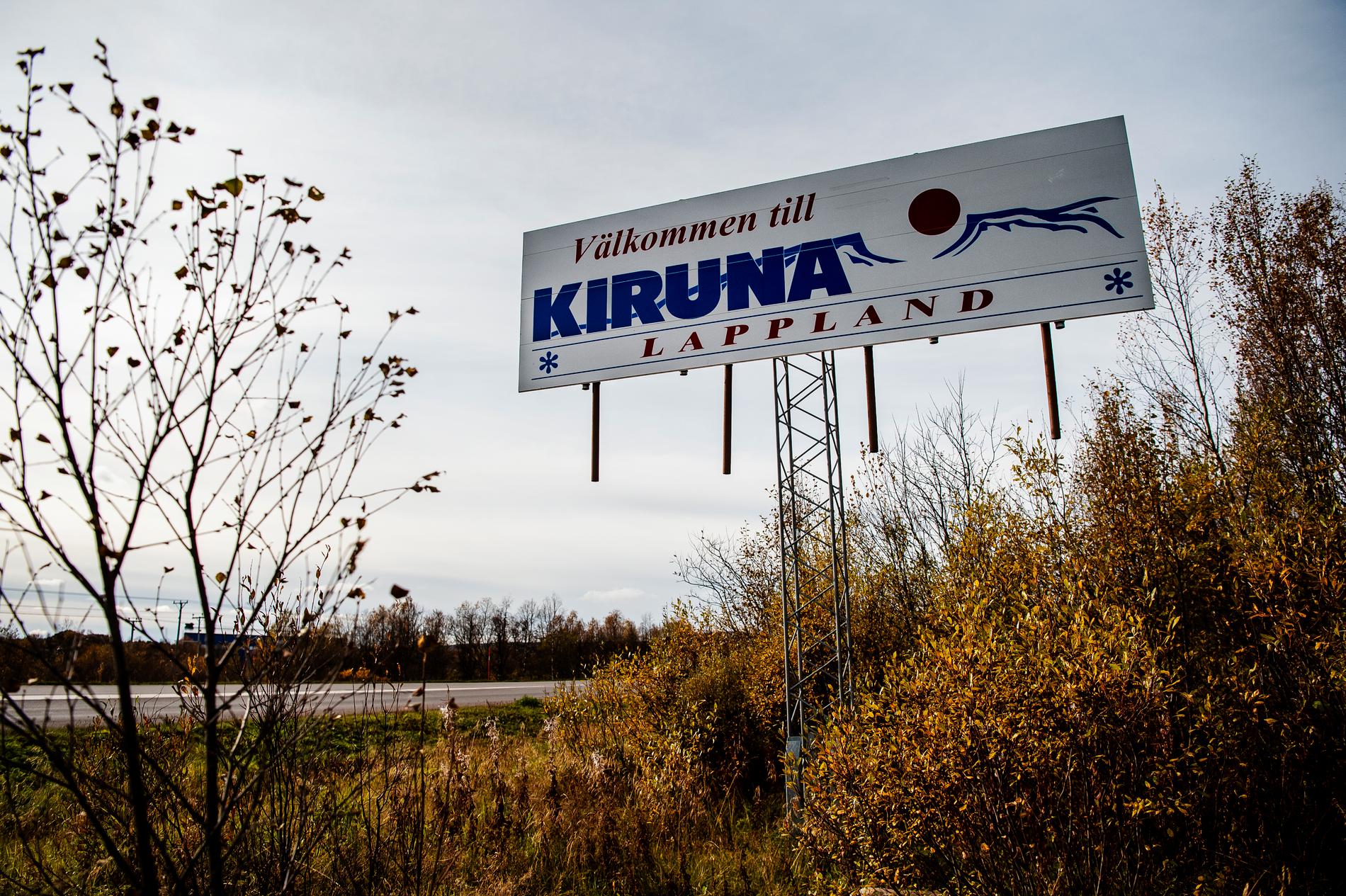 Gruvsamhället Kiruna har knappt 17 000 invånare.