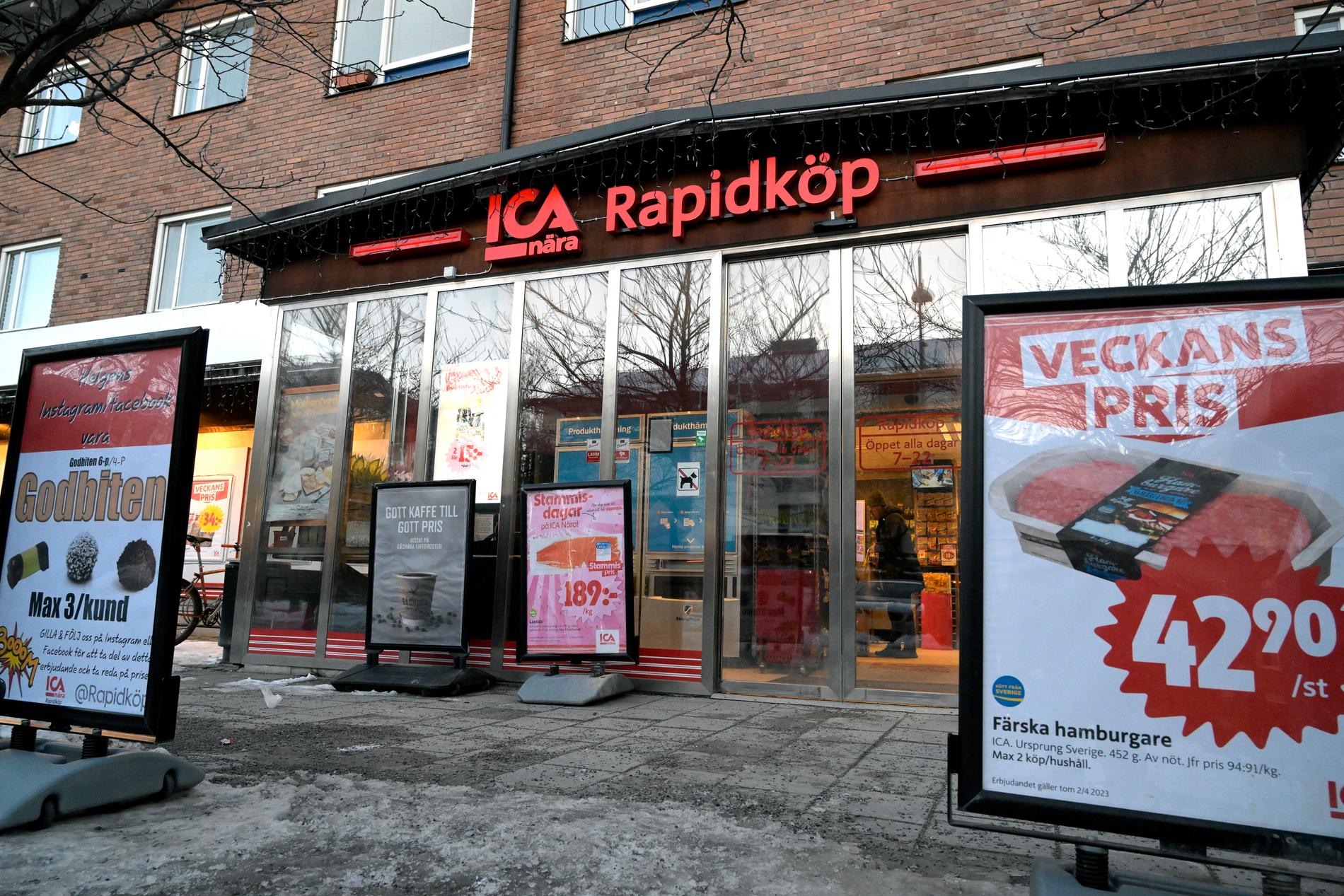 Ica är jätten bland svenska livsmedelskedjor. Arkivbild.