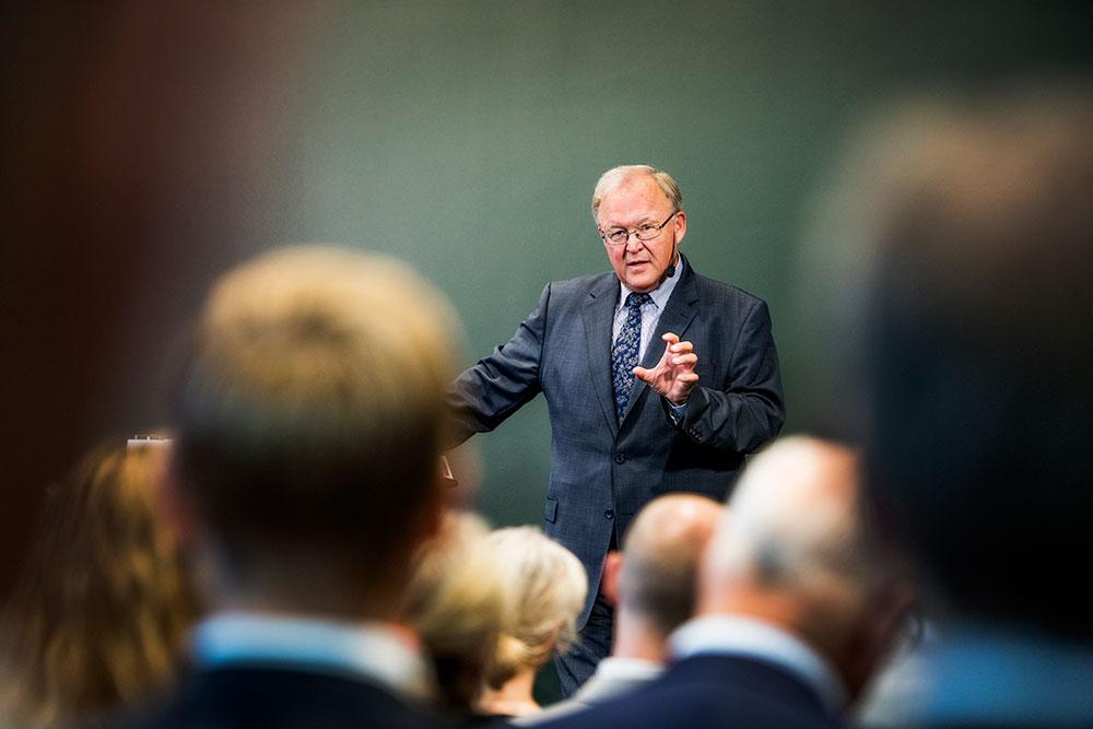 Göran Persson deltog i ett seminarium om brexit i Stockholm under onsdagen.