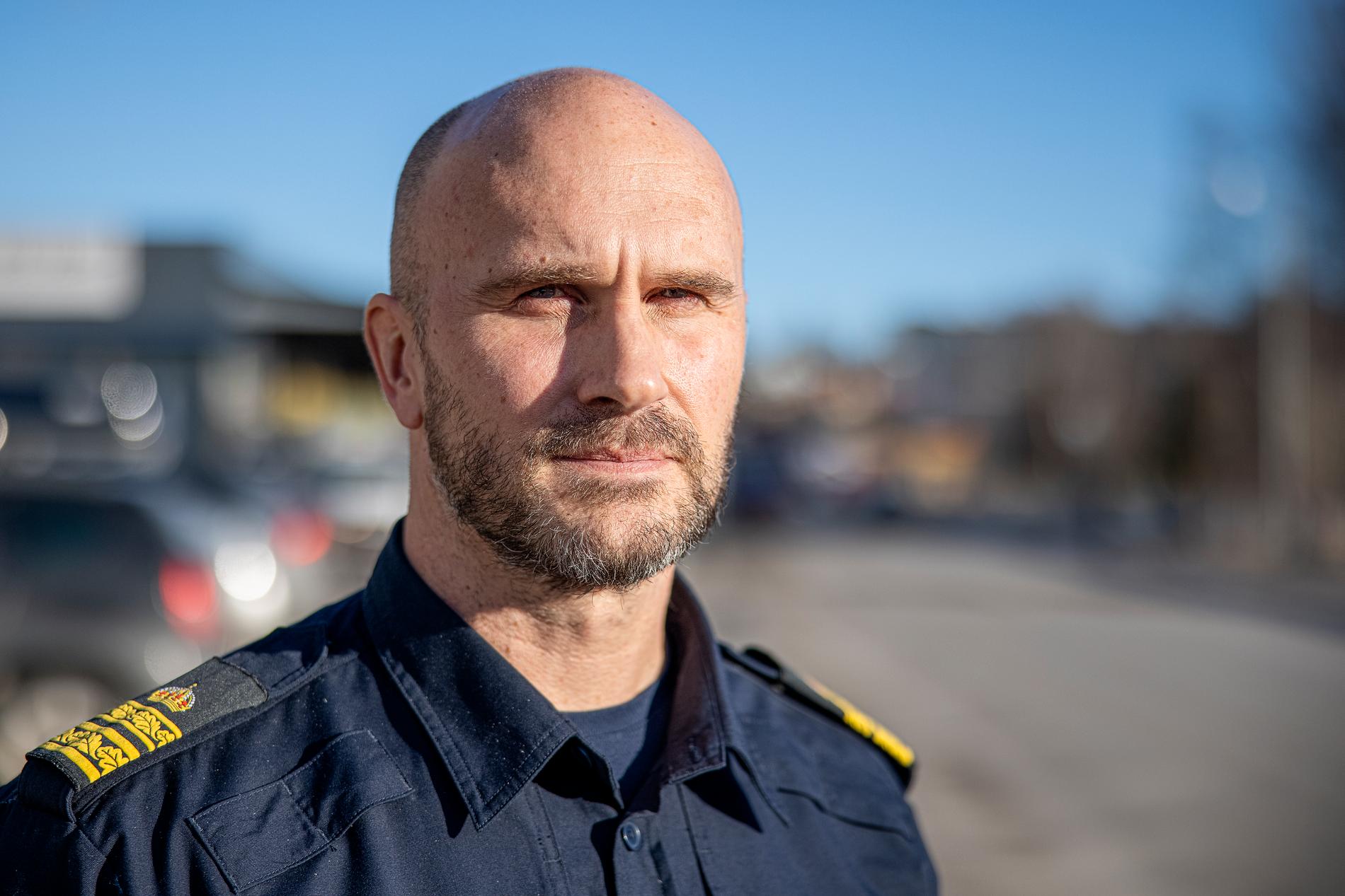 Johan Andersson pratar gärna om brottförebyggande insatser. 
