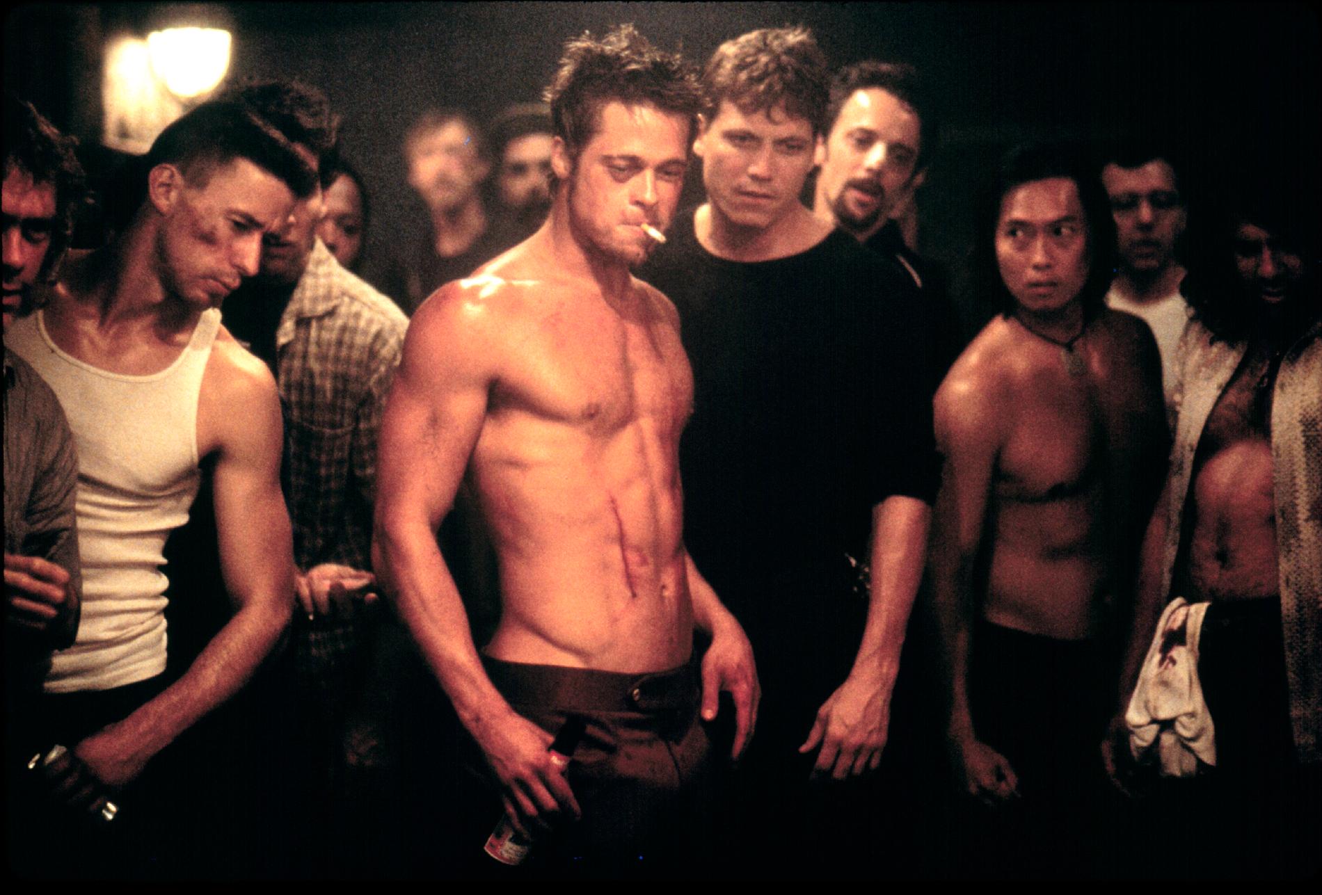 Brad Pitt i filmen ”Fight club” från 1999.
