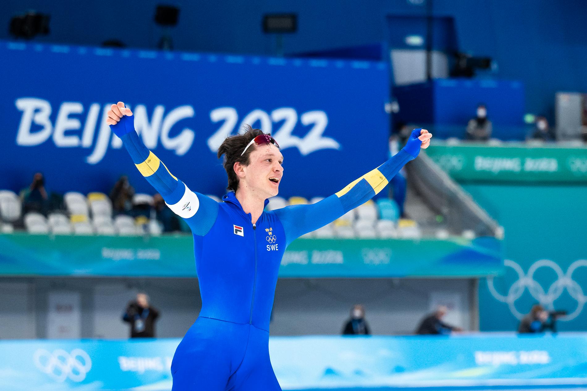 Nils van der Poel vann Sveriges andra OS-guld i Peking.