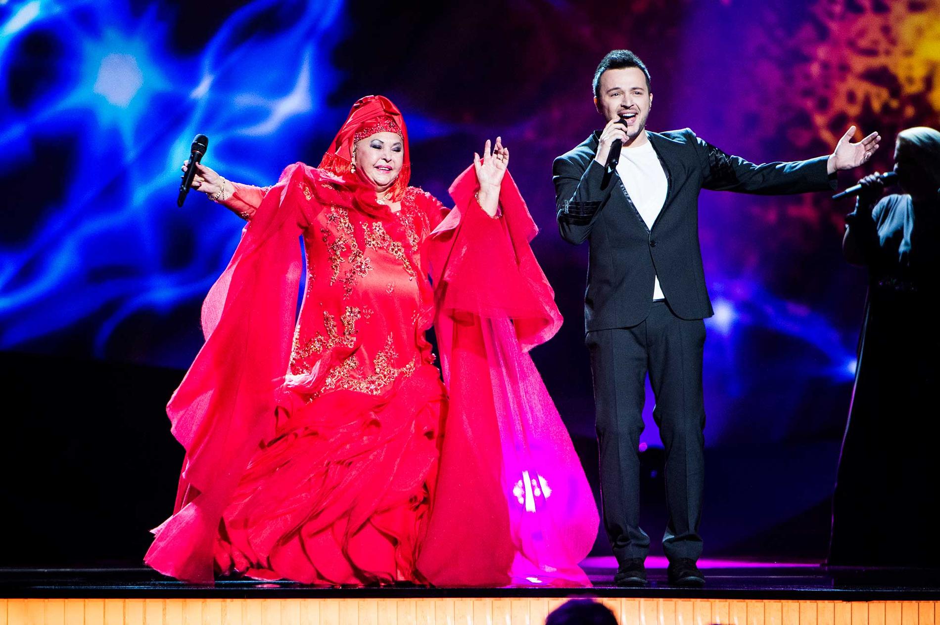 Esma Redzepova Teodosievska och Vlatko Lozanoski sjöng "Esma & Lozano" för Makedonien i Eurovision song contest 2013.