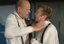 Sten Ljunggren och Rolf skoglund spelar Harold Pinter på Gotland.