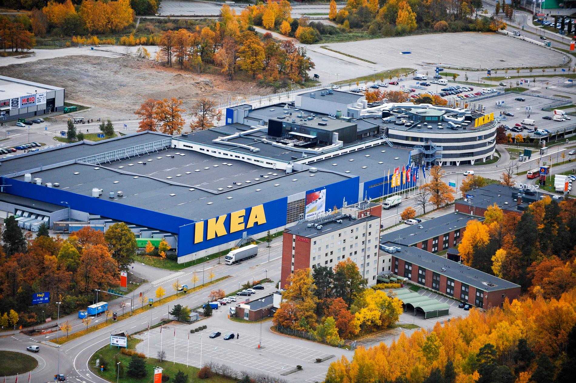 Ikea vid Kungens kurva söder om Stockholm. Arkivbild.