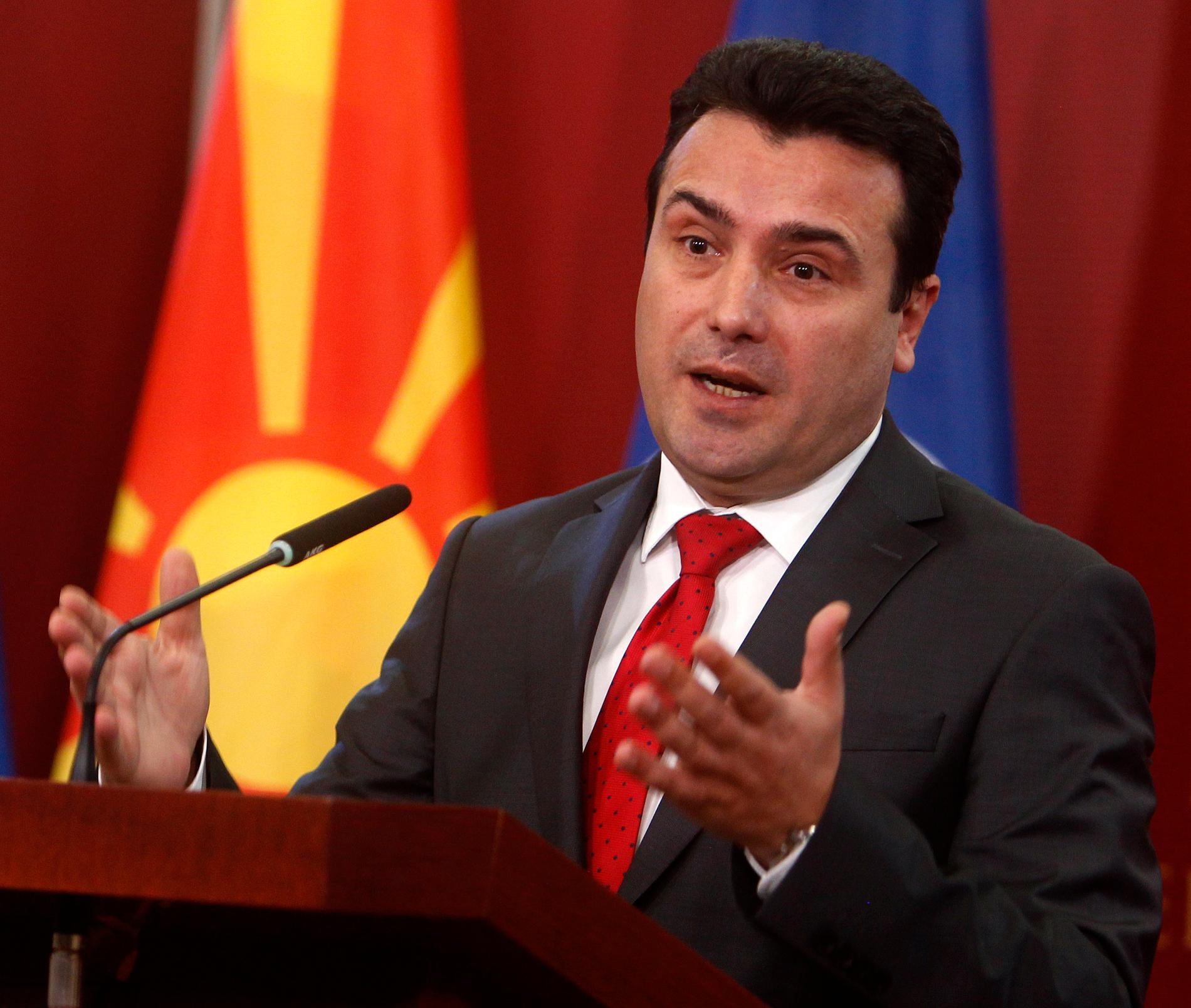 Makedoniens premiärminister Zoran Zaev.