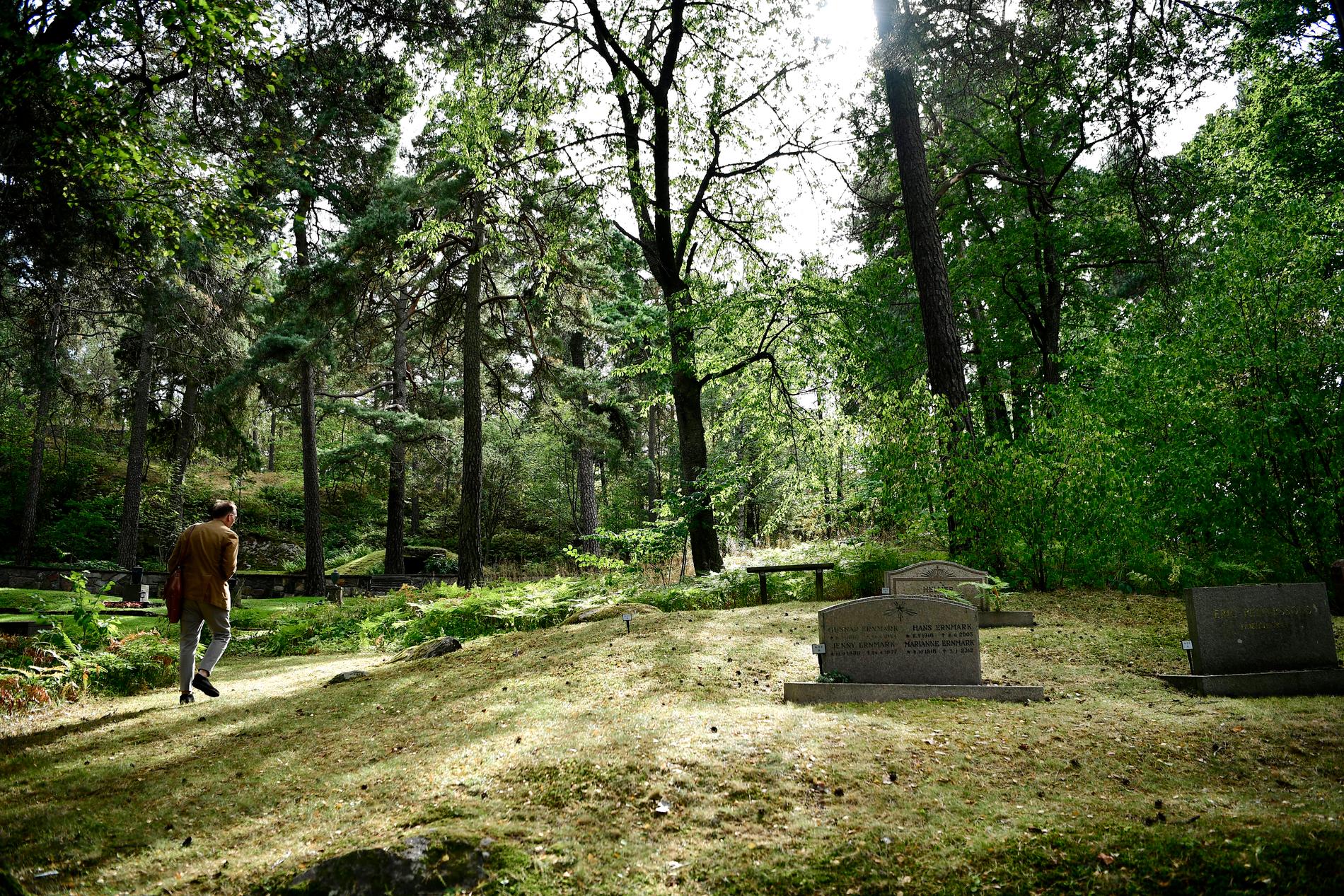 Oisín Cantwell besöker Norra begravningsplatsen i Solna