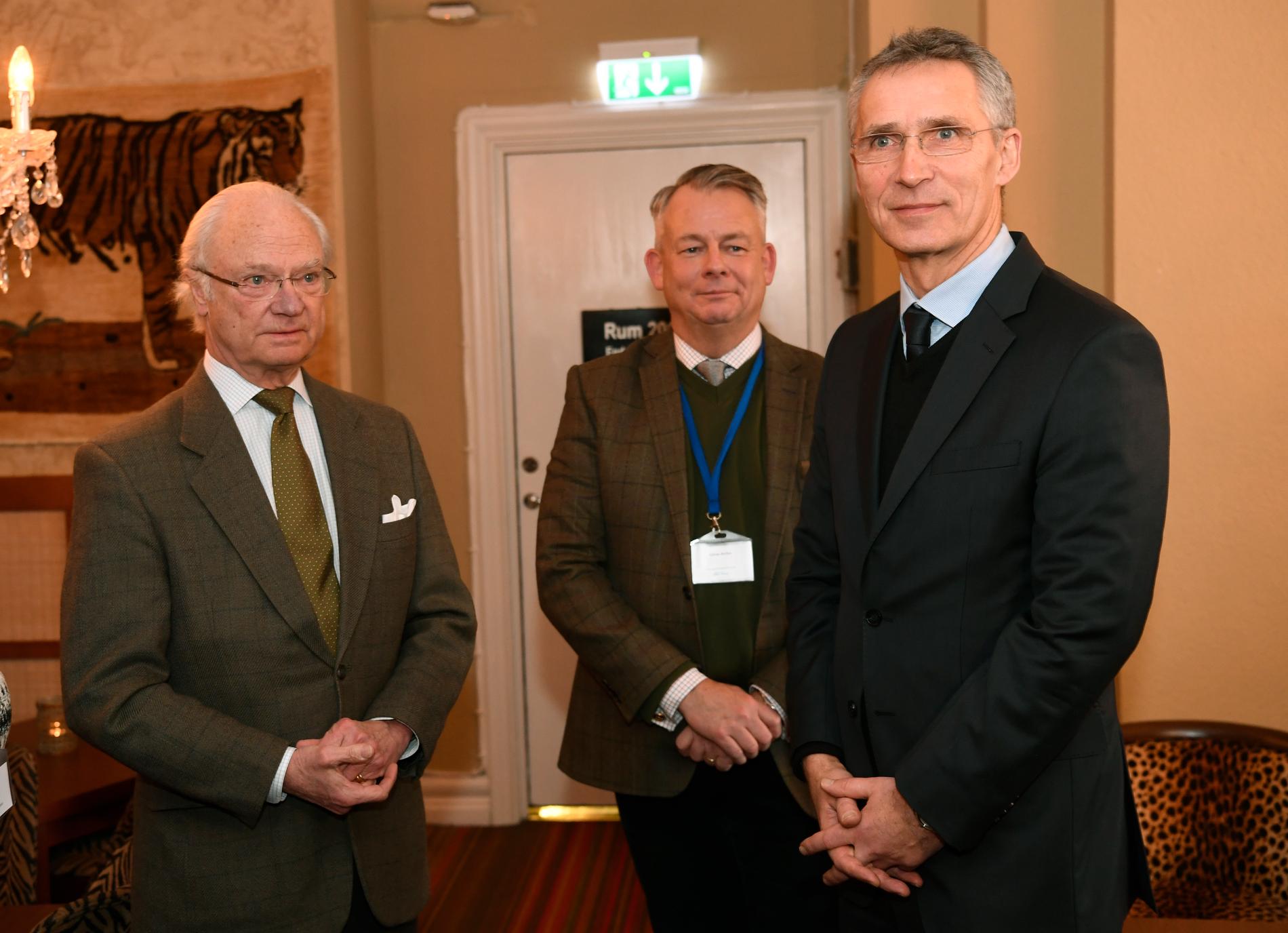 Kungen och Jens Stoltenberg, generalsekreterare i Nato