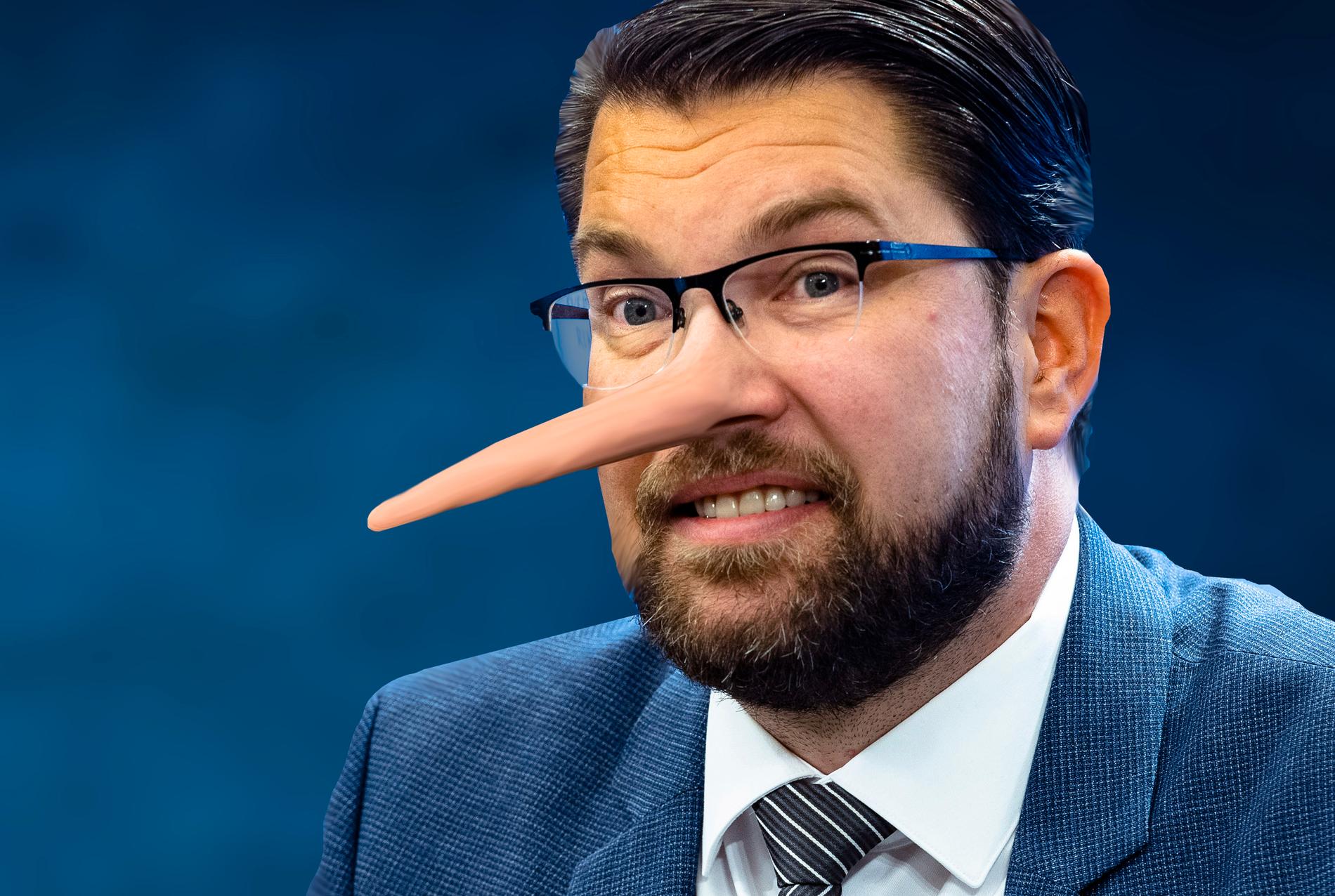 Många SD-väljare känner sig besvikna på partiet efter Jimmie Åkessons Tidöavtal med regeringen. Bilden är ett montage.