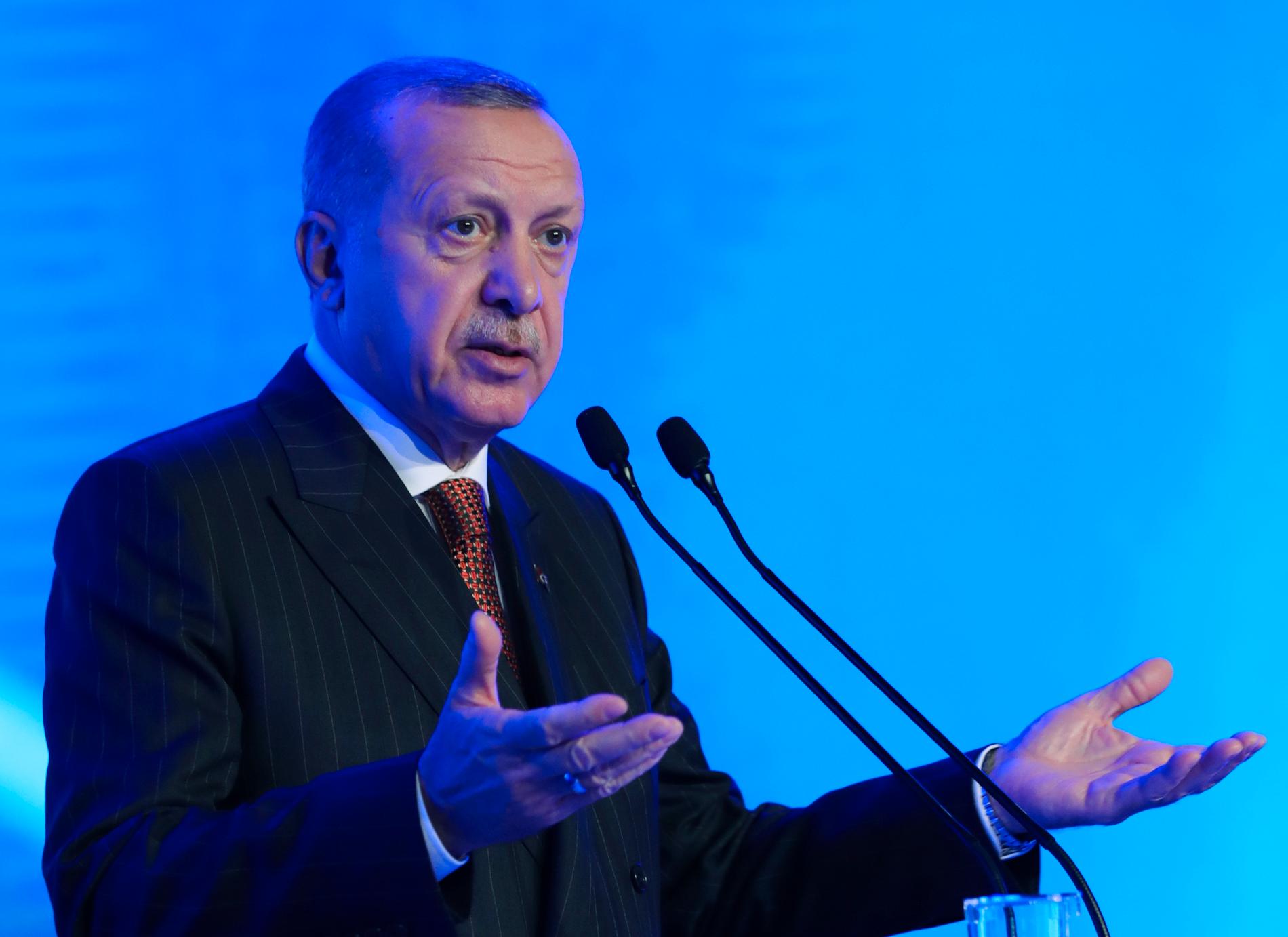 Turkiets president Recep Tayyip Erdogan varnar andra länder i Europa för att en flyktingväg liknande den hösten 2015 är på väg. Arkivbild.