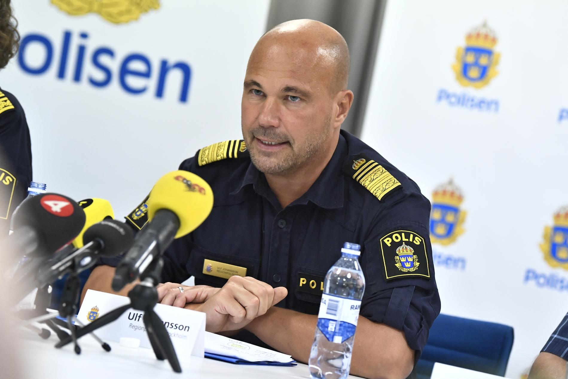 Ulf Johansson, regionpolischef Stockholm, benämner läget som "allvarligt".