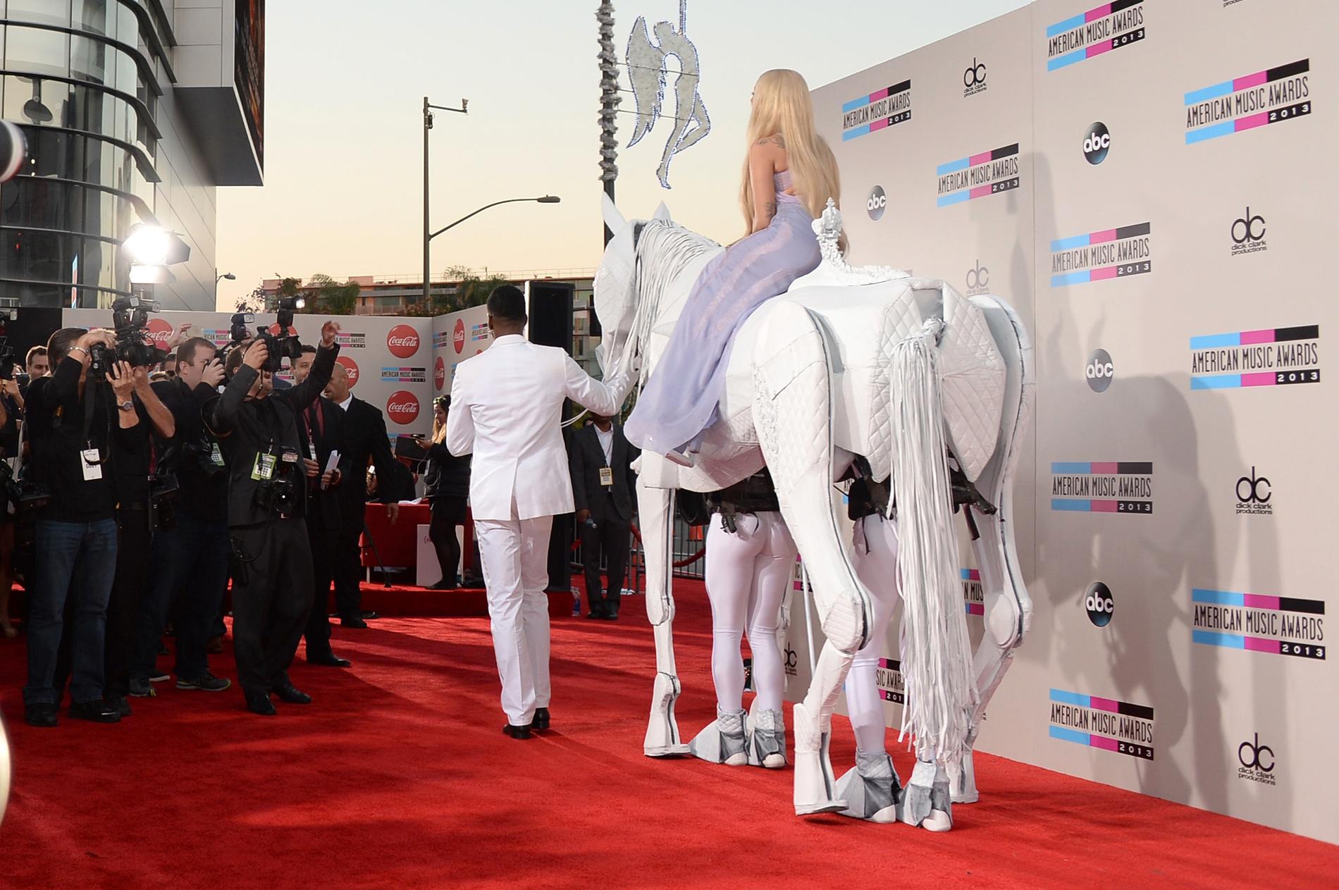 Gaga – och hästen.