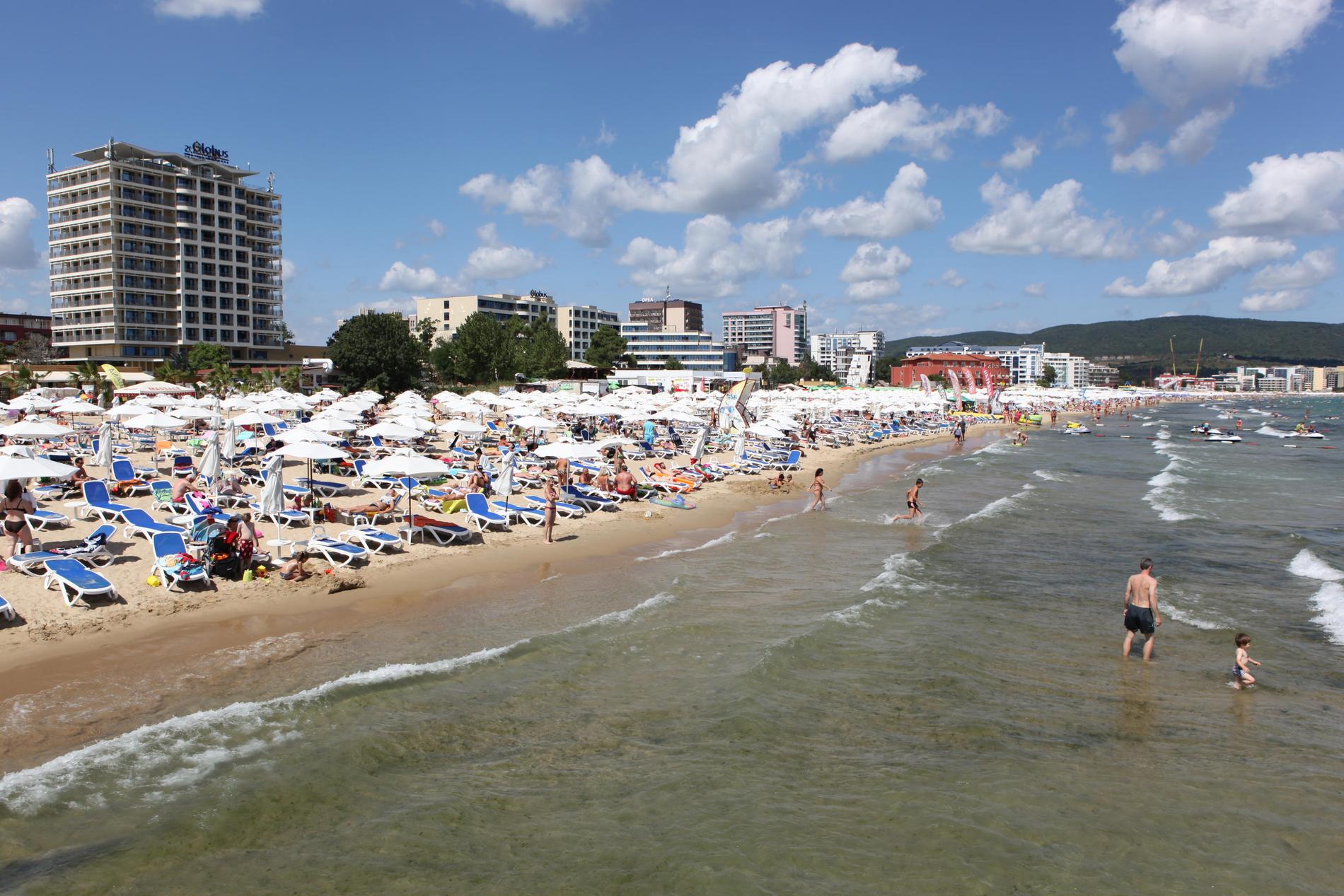 Sunny Beach, Bulgarien. Arkivbild.