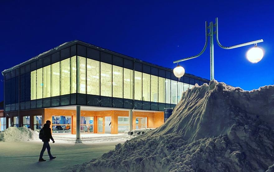 En av byggnaderna tillhörande Luleå universitetet.