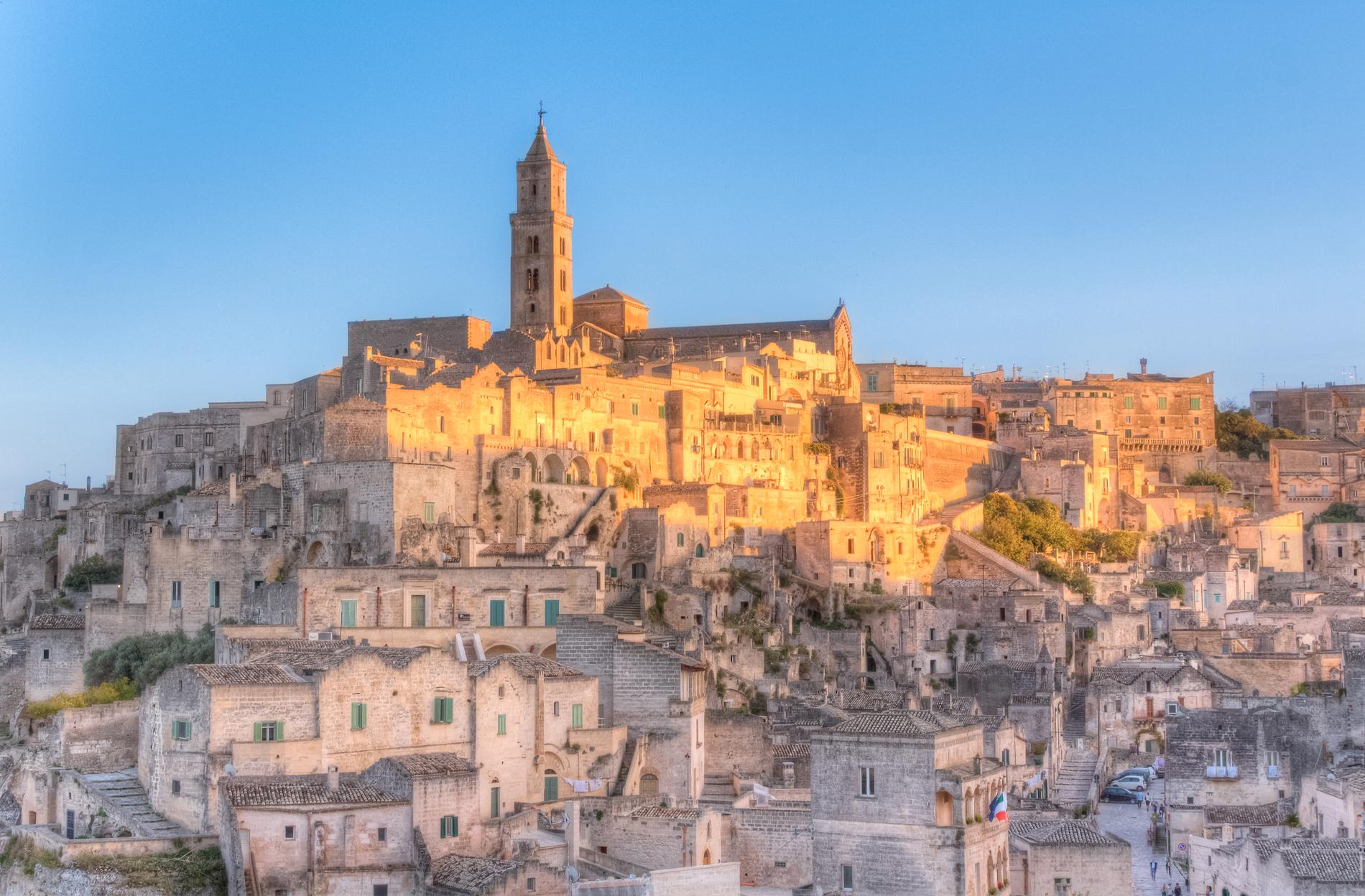 Staden Matera i södra Italien är årets kulturhuvudstad