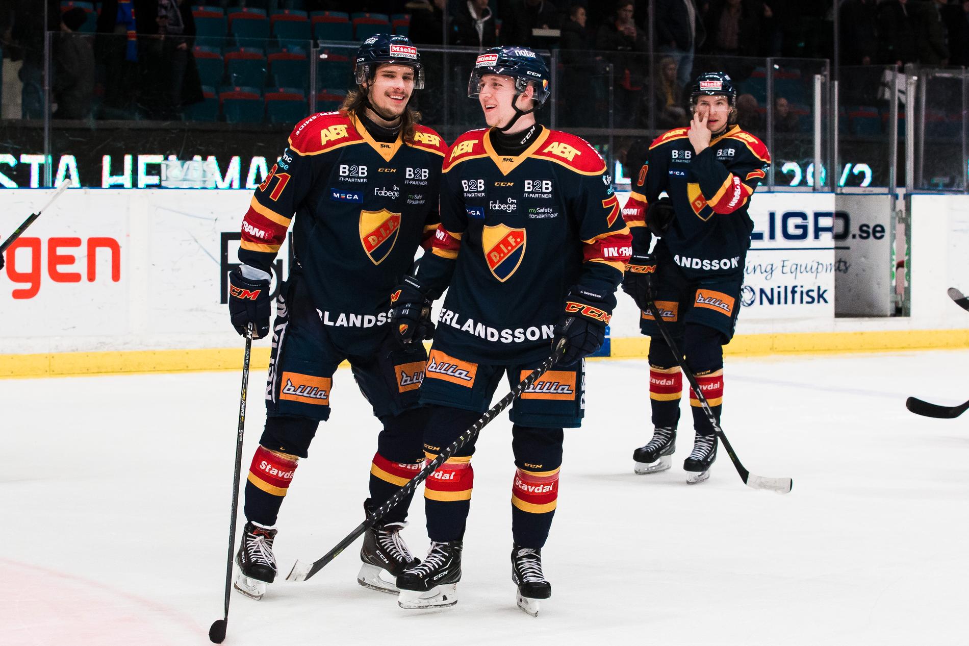 Jonathan Davidsson och Axel Jonsson-Fjällby förra säsongen.