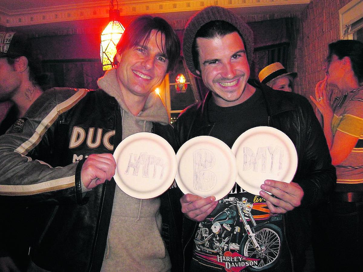 BILDBEVISET Henrik Lundström, som bland annat är känd från filmen ”Ondskan”, träffade Tom Cruise på en fest hos den svenska filmstjärnan Malin Åkerman.