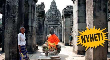 Tempelområdet i Angkor är ett av FN:s världskulturarv. Efter Angkor Wat är Bayon det mest kända templet. Det förknippas mest med sina avbilder av Buddha i sten, som invånarna tillber.