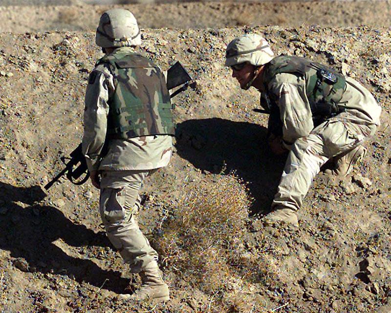Fem amerikanska soldater åtalas för att kallblodigt ha mördat tre civilia afghanska män. (Arkivbild.)