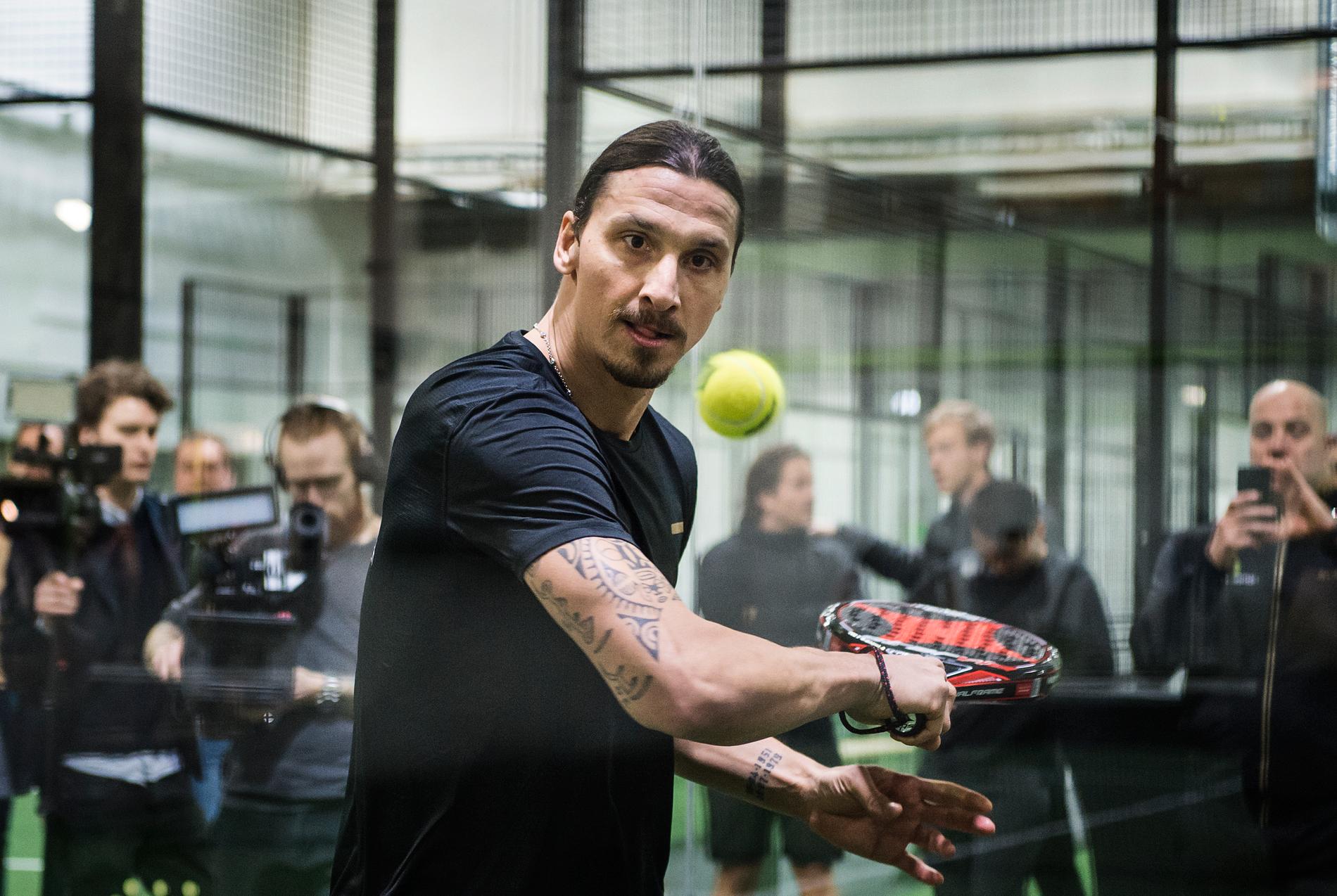 Zlatan Ibrahimovic är en av flera kändisar som investerat i padelcentrum. 