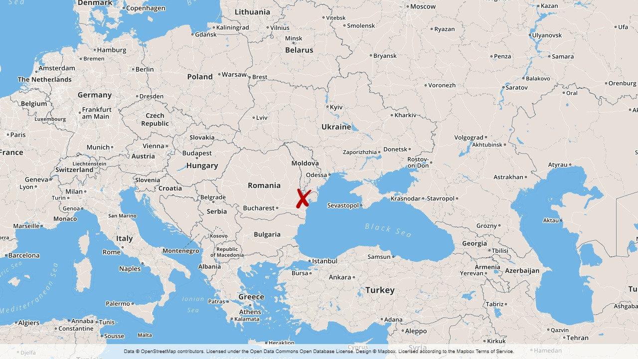 Det ryska tankfartyget har kvarhållits i hamnen i ukrainska Izmail.