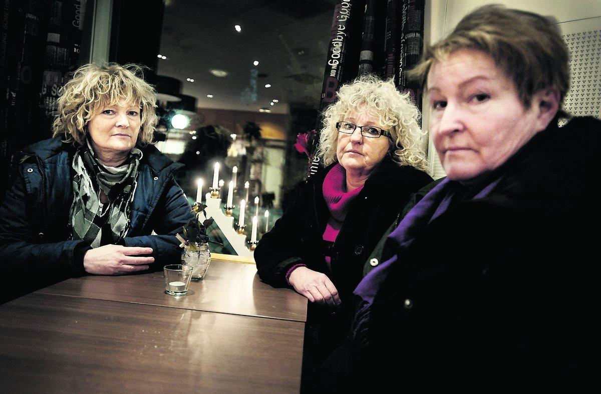 chockade Agneta Lindy, Birgitta Wandin och Lotta Ågren försökte nå sin moster i veckor innan de fick veta att hon avlidit.