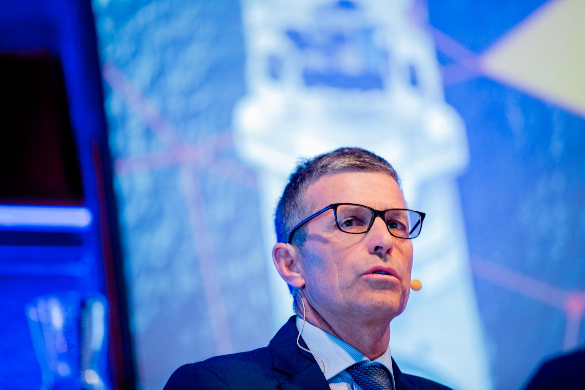 Alex Schneiter, tidigare vd i Lundin Oil (nu Orrön Energy), vid en konferens i Oslo 2019.