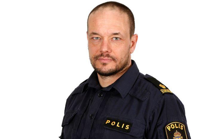 Rickard Lundkvist, presstalesperson på polisregion Syd. 