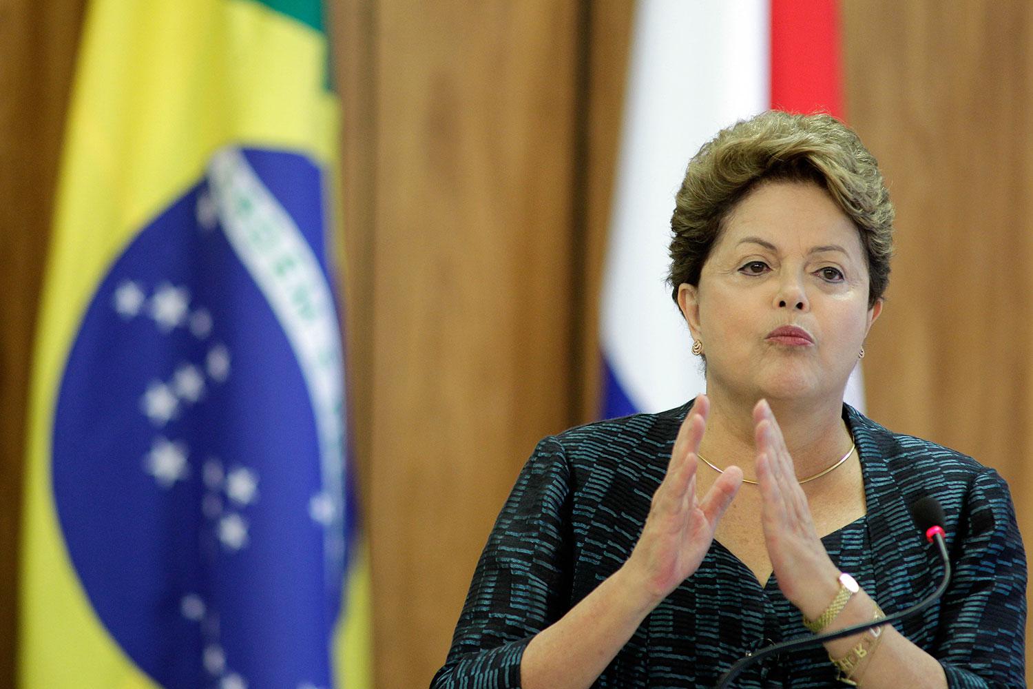 Brasiliens president Dilma Rousseff.