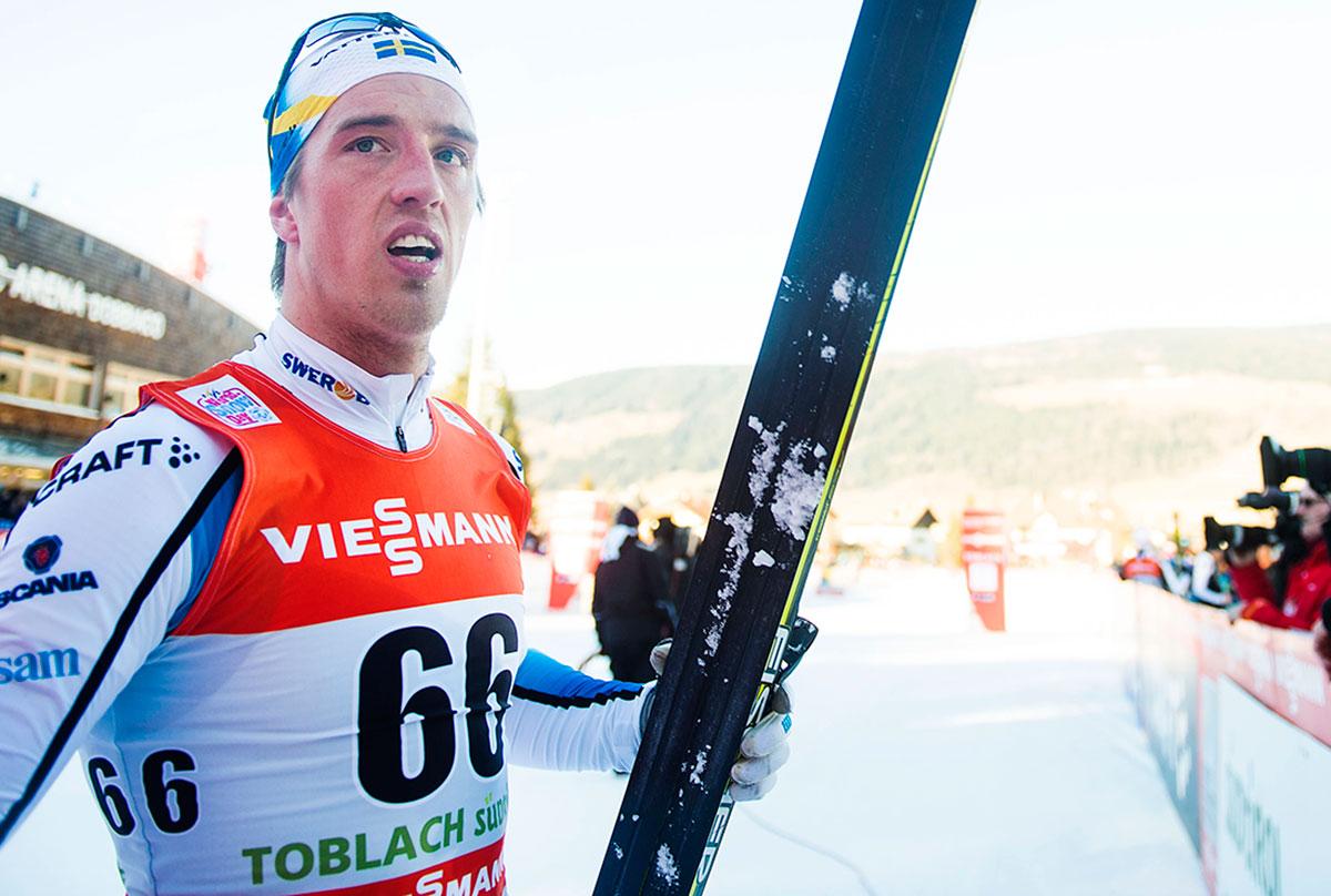 Calle Halfvarsson tog vinterns fjärde – fjärdeplats