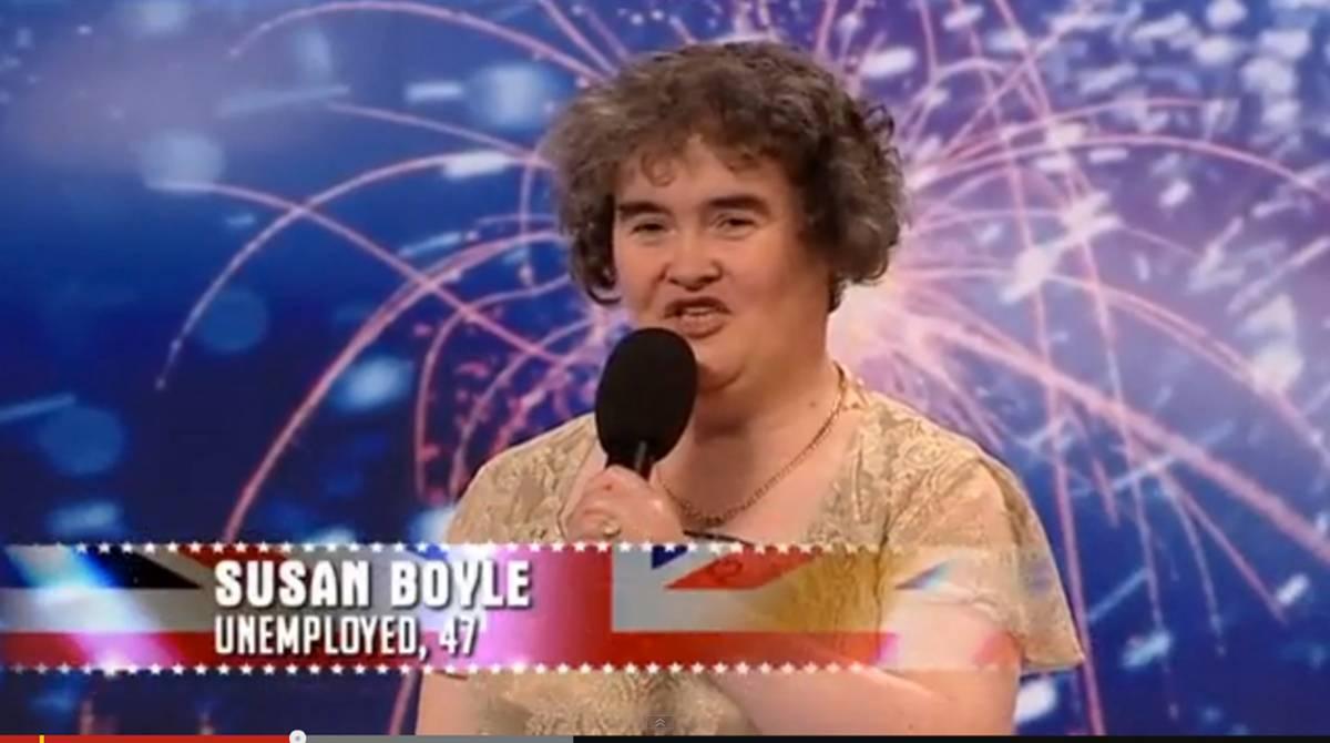 Juryn i ”Britain’s got talent” trodde inte sina öron när Susan Boyle äntrade scenen 2009.