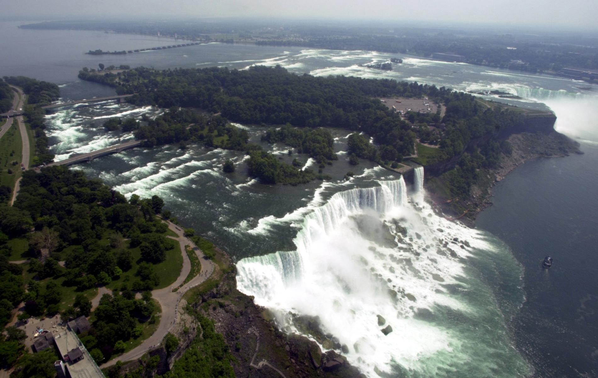 Niagarafallen. Arkivbild