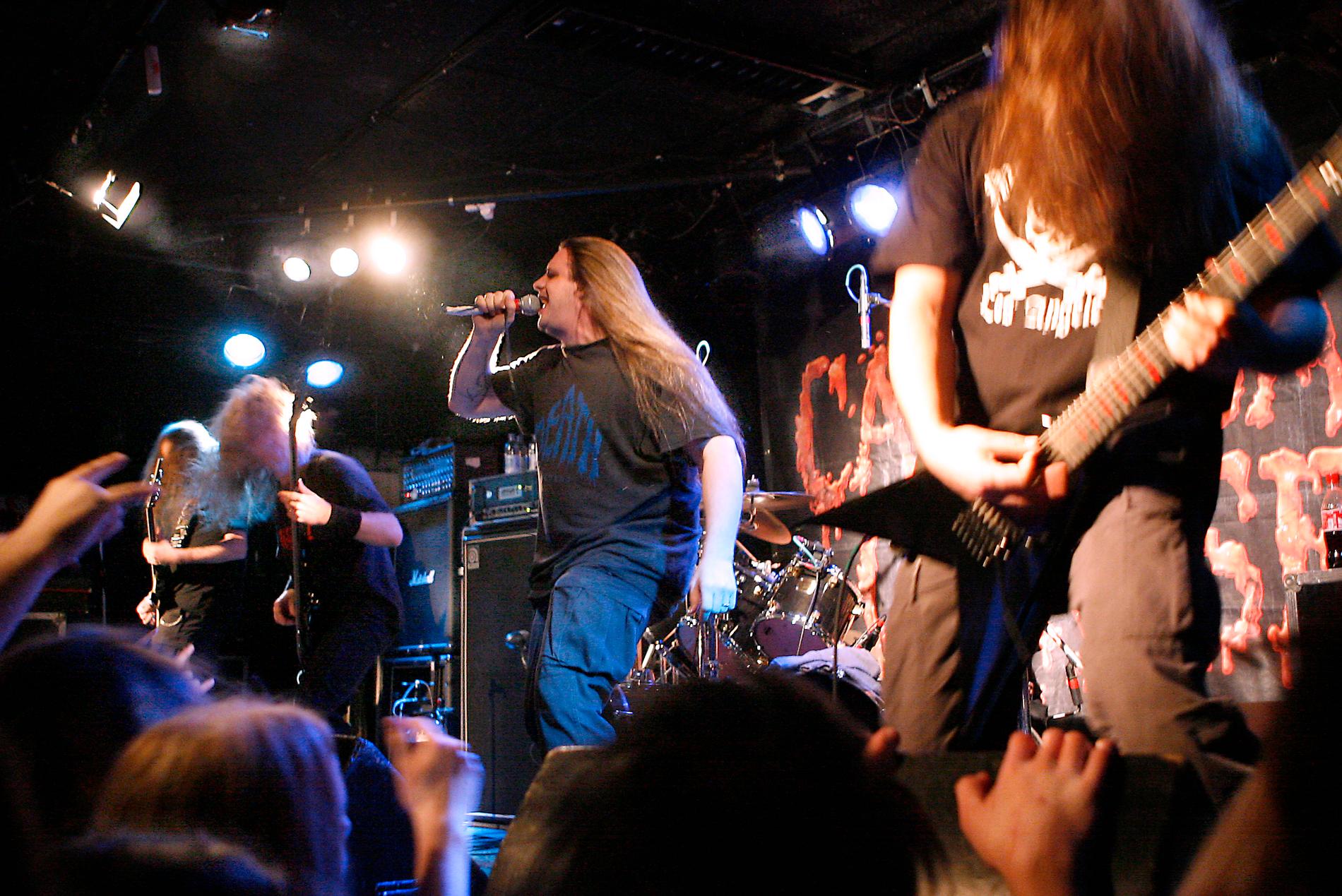 Cannibal Corpse i Sverige 2007.