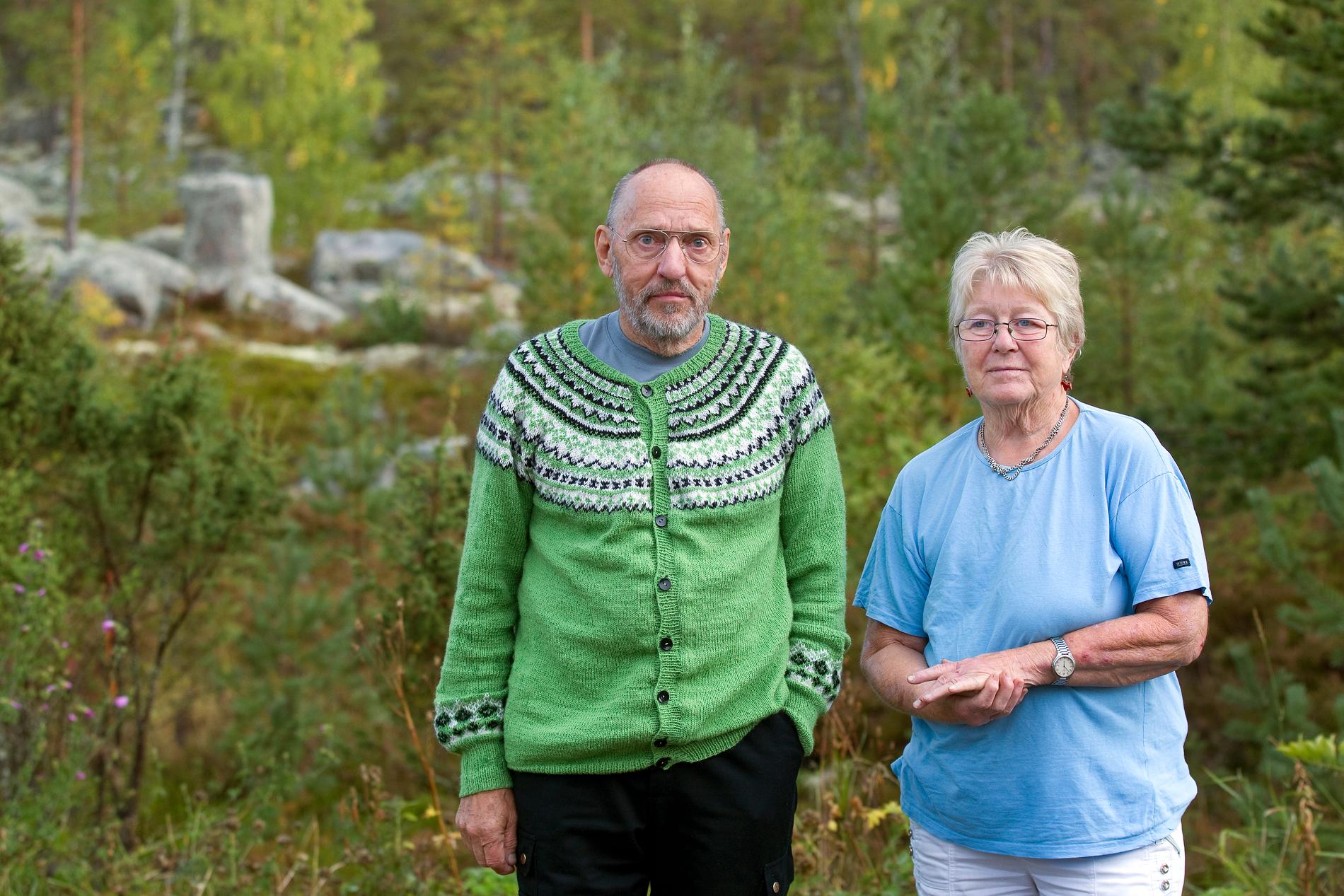 Kjell Rudolphi och Margaretha Carlstrand misshandlades av bärplockare.
