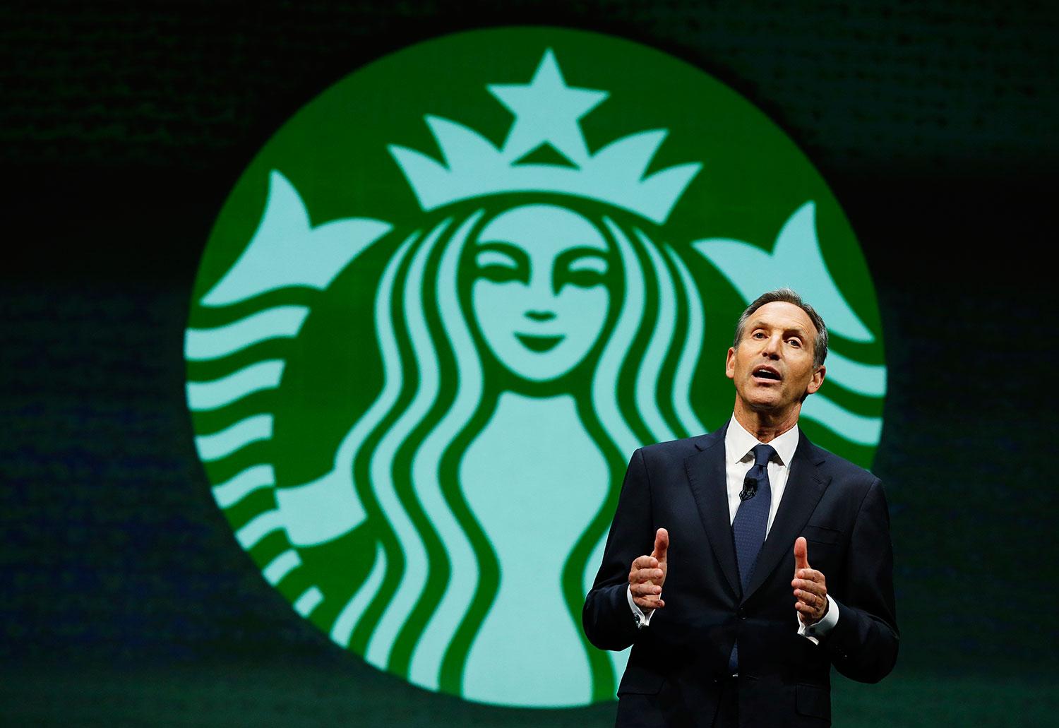Howard Schultz var tidigare vd för Starbucks.