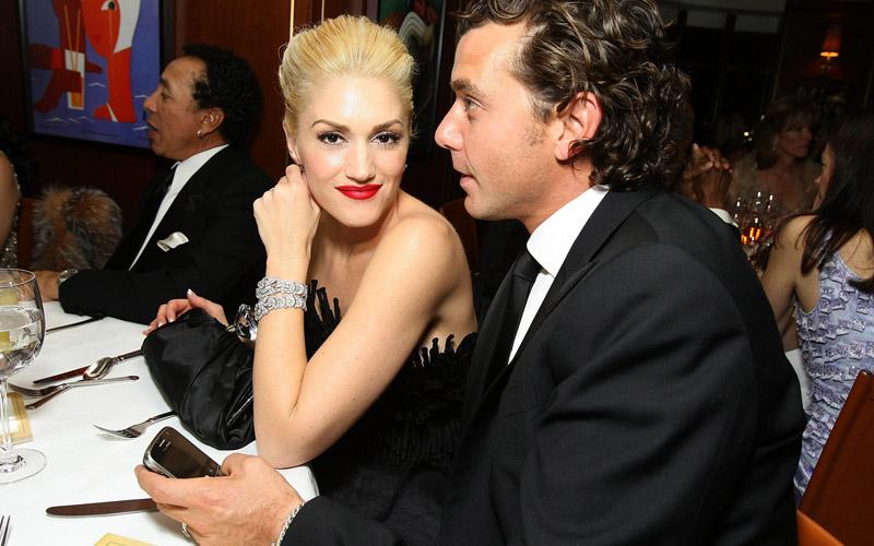 Gwen Stefani och Gavin Rossdale på Vanity Fairs Oscarsfest.