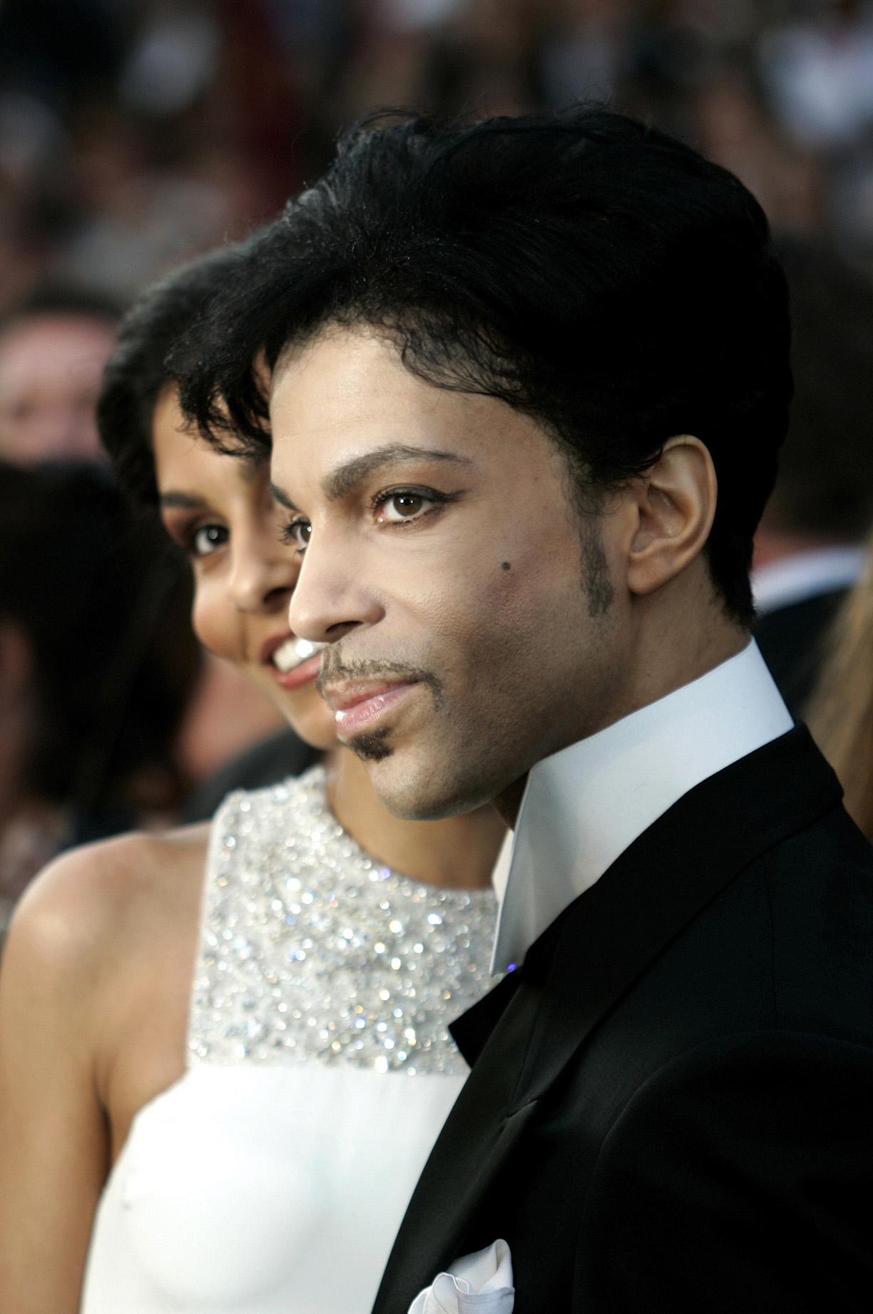 Prince med fru Manuela Testolini på Oscarsgalan 2005