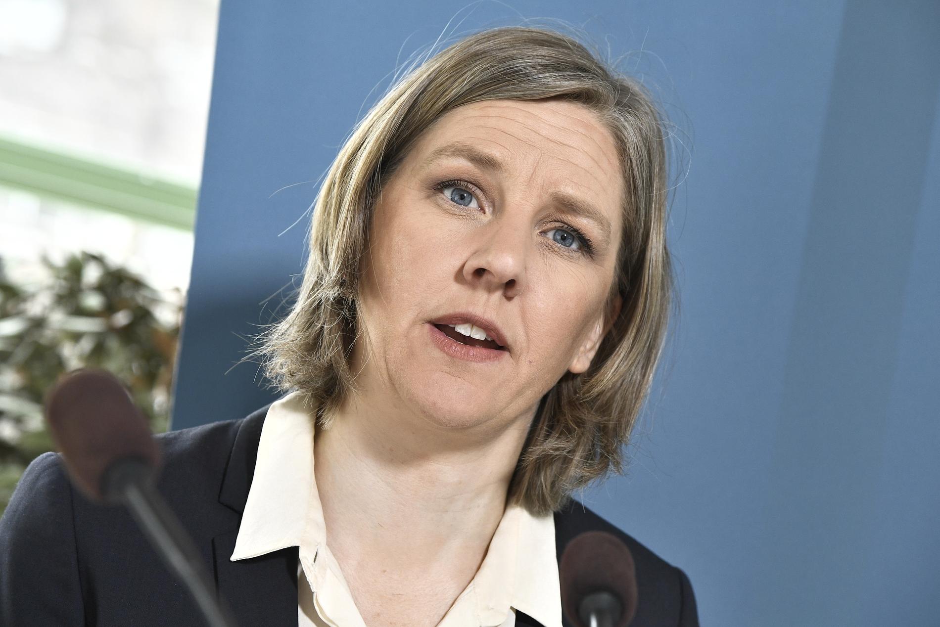Miljöminister Karolina Skog (MP) är nöjd med EU-kommissionens förslag om engångsplast. Arkivfoto.
