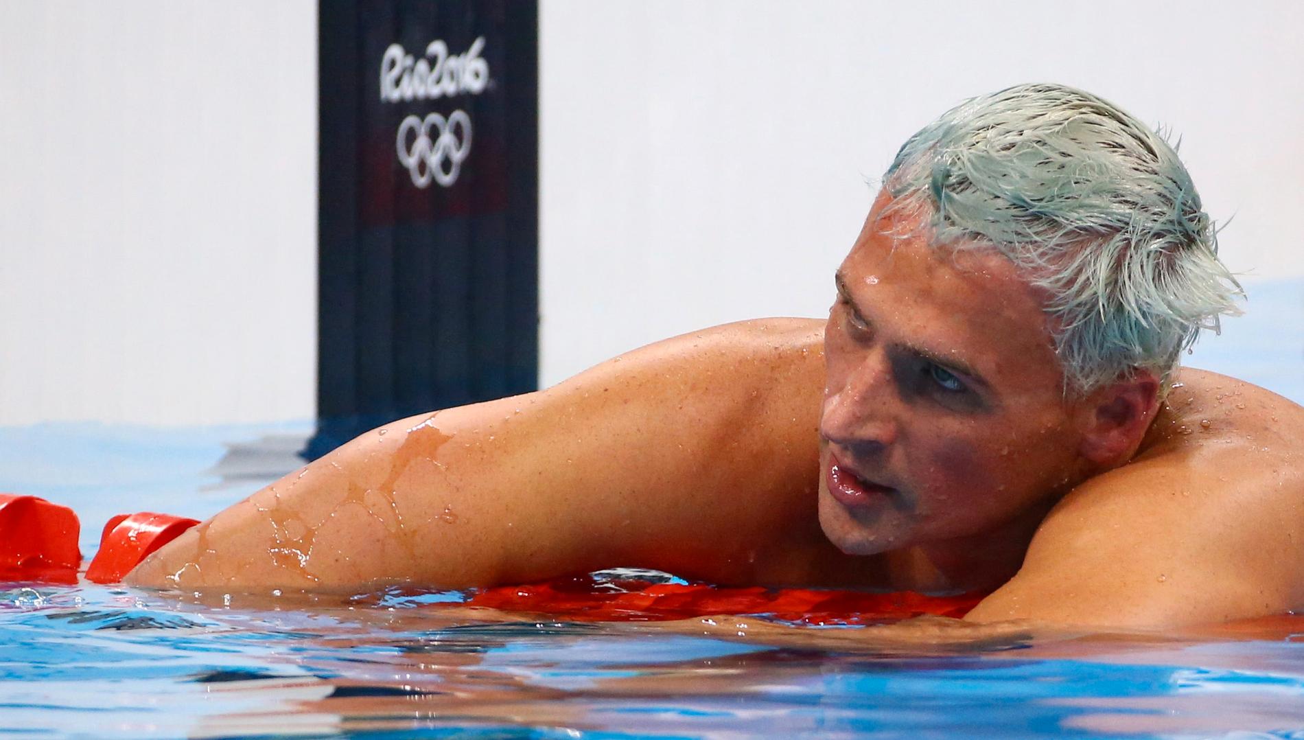 Ryan Lochte under OS i Rio 2016.