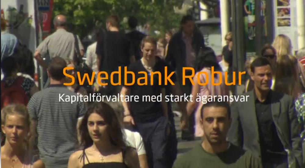 I reklamen betonar Swedbank Robur sitt starka ägaransvar. Aftonbladets undersökning visar att sex av de största Roburfonderna gjort att spararna gått på minus.