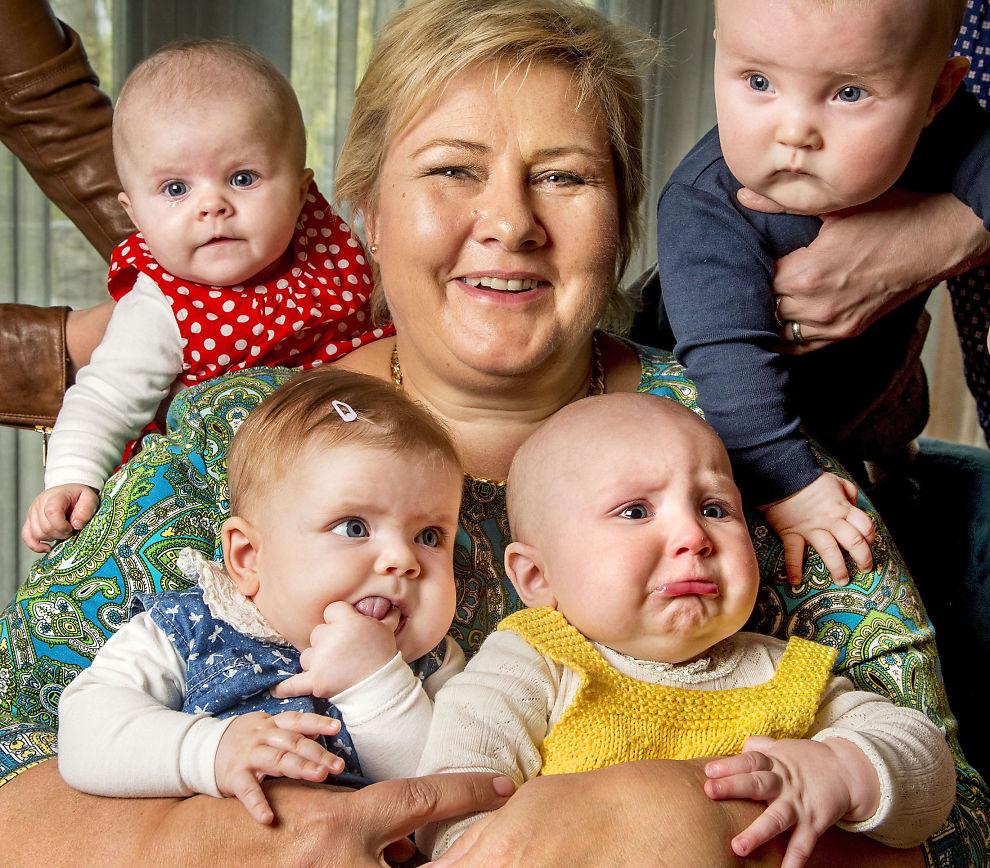 Norge är bästa landet i världen för mammor, enligt Rädda Barnens internationella statusrapport. ”Jag är så stolt”, säger statsministern Erna Solberg.