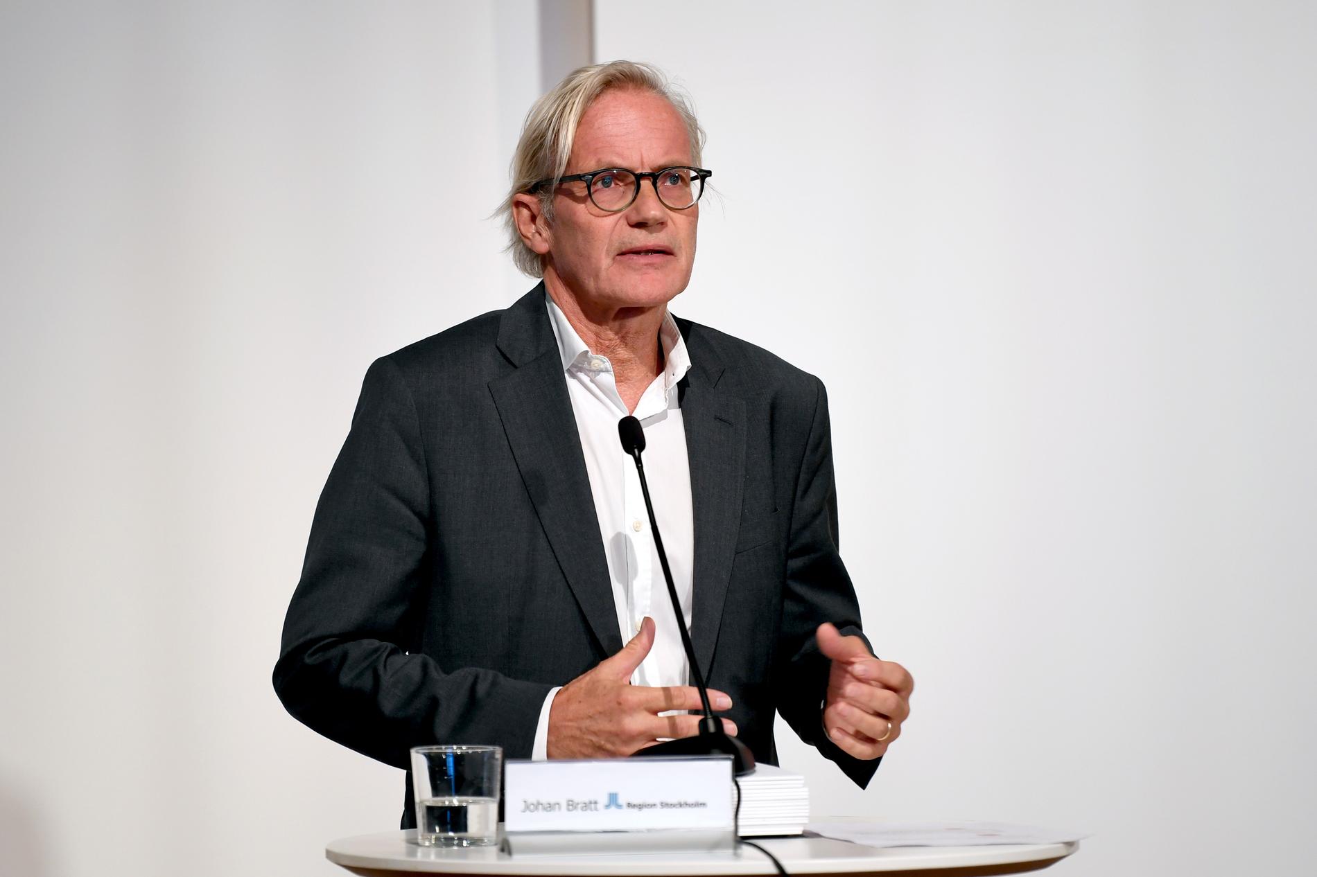 Johan Bratt, chefläkare i region Stockholm. 