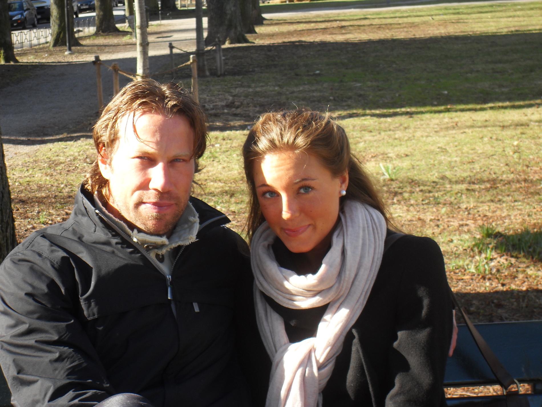 Peter Forsberg och Nicole Nordin 2010.