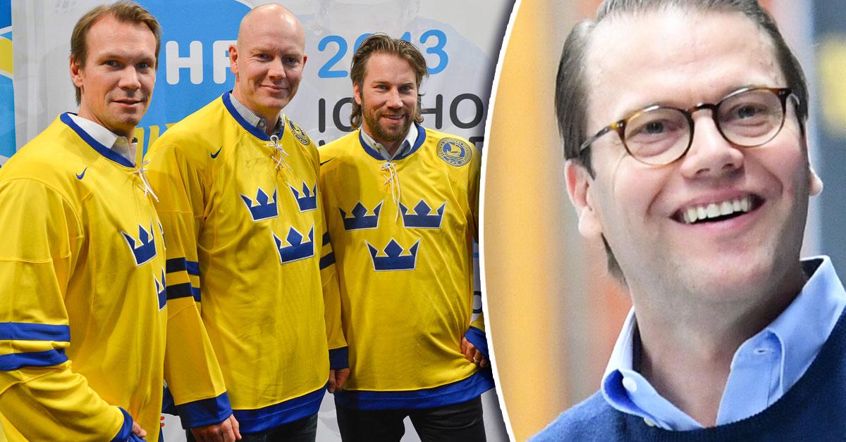 Nicklas Lidström, Mats Sundin och Peter Forsberg spelar tillsammans igen – efter inbjudan från prins Daniel.