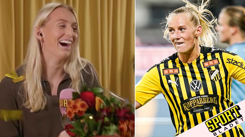 Stina Blackstenius utsedd till årets MVP i damallsvenskan