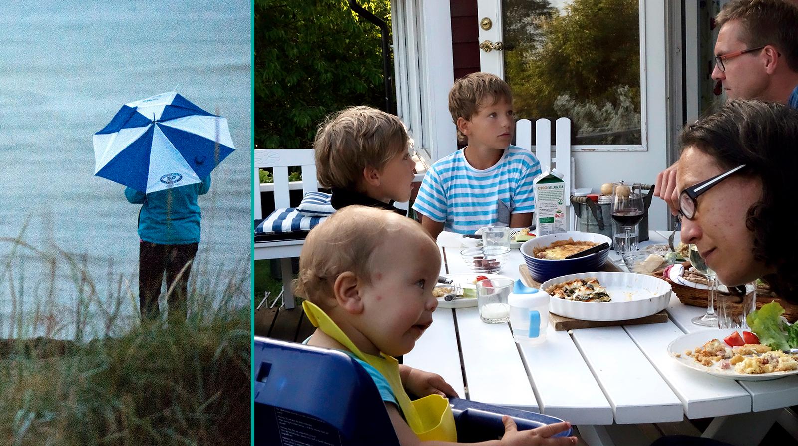 Regn och bråk är två saker folk oroar sig inför inför semestern visar undersökning av Aftonbladet Family/Inizio.