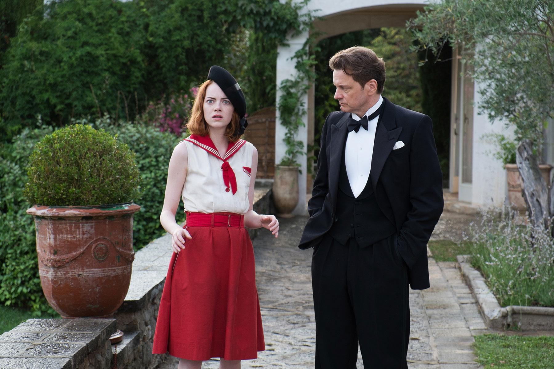 Emma Stone och Colin Firth i Woody Allens ”Magic in the moonlight” – en bra men snabbt glömd historia.