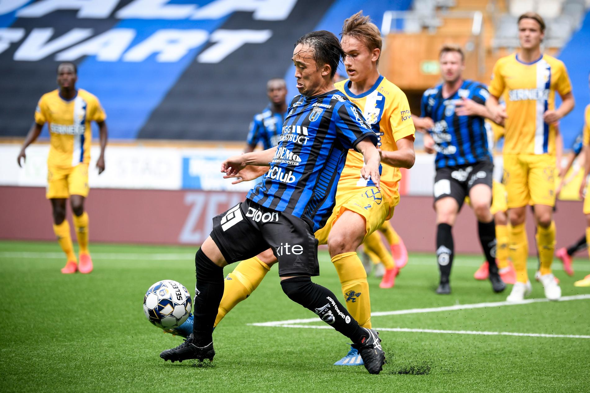 Sirius Yukiya Sugita är spelklar till söndagens match mot Malmö FF.