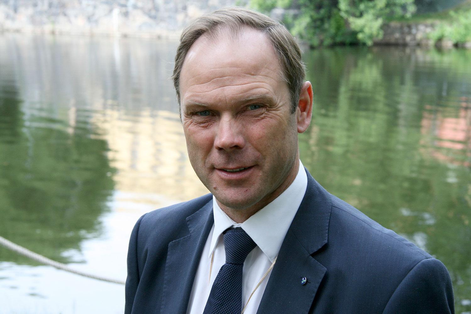 Lars Gustafsson, distriktsordförande i Halland.